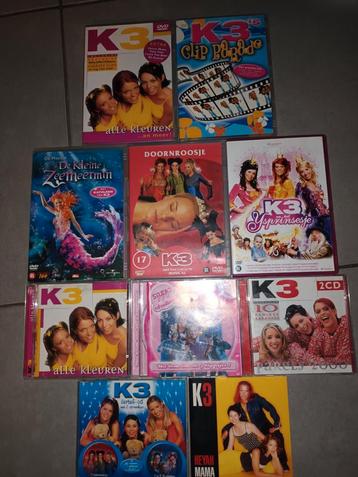 Cd en dvd pakket originele K3, Cd's en Dvd's, Ophalen of Verzenden