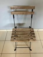 10 inklapbare stoelen, Tuin en Terras, Ophalen, Gebruikt, Hout, Inklapbaar