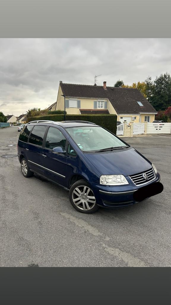 Volkswagen sharan, Auto's, Volkswagen, Particulier, Sharan, Diesel, 6 deurs, Handgeschakeld, Blauw, Beige, Ophalen
