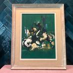 Vintage schilderij olie op paneel, Ophalen