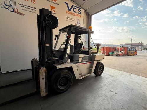 NISSAN 7 ton DIESEL HEFTRUCK TRIPLEX 5 m garantie, Zakelijke goederen, Machines en Bouw | Heftrucks en Intern transport, Heftruck