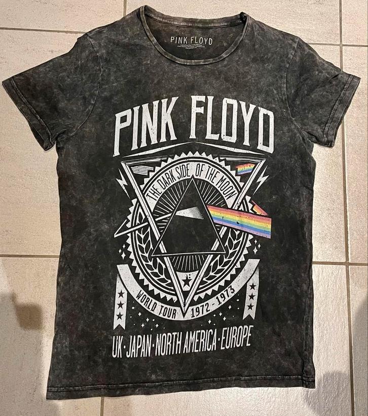 Authorized Pink Floyd t-shirt XS World Tour 1972 UK JAP NOAM, Verzamelen, Muziek, Artiesten en Beroemdheden, Zo goed als nieuw