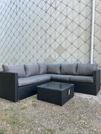 Nieuw! Moderne wicker hoeklounge in perfecte staat!, Enlèvement, Comme neuf
