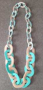 Te koop:Nieuw!  Mooie schakelketting van "Mayerline", Handtassen en Accessoires, Ophalen, Nieuw, Beige, Overige materialen