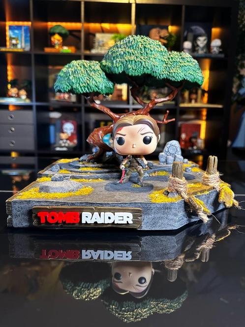Funko Pop Tomb Raider-diorama, Hobby en Vrije tijd, Modelbouw | Figuren en Diorama's, Zo goed als nieuw, Diorama, Ophalen of Verzenden