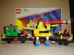 Lego TRAINS 4552 : Le wagon avec la grue de chargement, Enlèvement ou Envoi, Utilisé, Ensemble complet, Lego