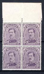 139 MNH 1915 - S.M. le Roi Albert (4 pièces), Timbres & Monnaies, Timbres | Europe | Belgique, Enlèvement ou Envoi, Non oblitéré