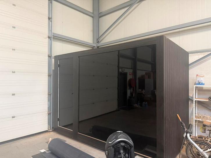 Buitensauna met douche, Sports & Fitness, Sauna, Comme neuf, Enlèvement