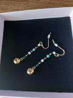 Victoria oorbellen (NIEUW), Handtassen en Accessoires, Oorbellen, Ophalen, Hangers, Nieuw, Groen