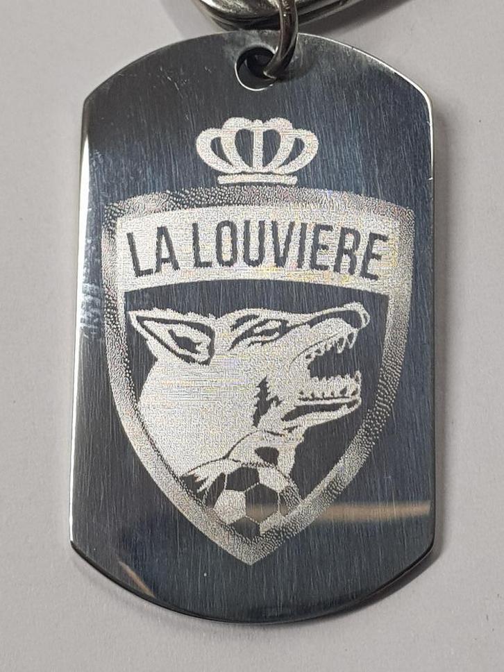 Stalen sleutelhanger: LA LOUVIERE, Verzamelen, Sleutelhangers, Nieuw, Merk, Ophalen of Verzenden