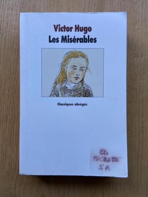 Livre "Les Misérables" Victor Hugo - Classiques abrégés, Livres, Littérature, Utilisé, Enlèvement ou Envoi