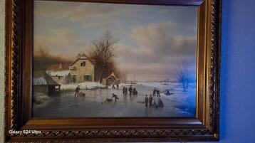 Peinture « Paysage d'hiver » de Jan van Baelen., Enlèvement