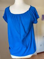 Off shoulder bloesje kobalt blauw M, Kleding | Dames, Ophalen of Verzenden, Zo goed als nieuw, Blauw