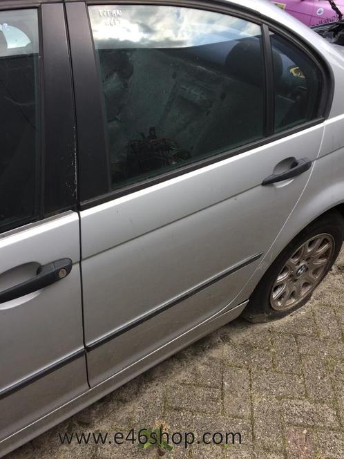 BMW E46 sedan deur links achter Titansilber, Auto-onderdelen, Carrosserie, Deur, BMW, Achter, Links, Gebruikt, Ophalen of Verzenden
