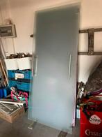 Twee glazen binnendeuren, Doe-het-zelf en Bouw, Deuren en Vliegenramen, Ophalen, Gebruikt, Binnendeur