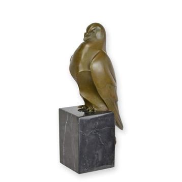 Bronzen Beeld van een steekduif GRATIS LEVERING beschikbaar voor biedingen