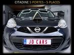 NISSAN MICRA 1.2 ESSENCE ‼️GARANTIE 1 AN CTOK‼️, Voorwielaandrijving, Euro 5, Stof, Zwart