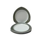 Set/4 ontbijt-dessertbordjes Vario Marble Grey Thomas Rosent, Nieuw, Ophalen of Verzenden, Bord(en), Effen