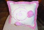 COUSSIN ENFANT BLANC/ROSE 30CM X 30 CM - NEUF, Ophalen, Nieuw, Minder dan 70 cm, Overige typen