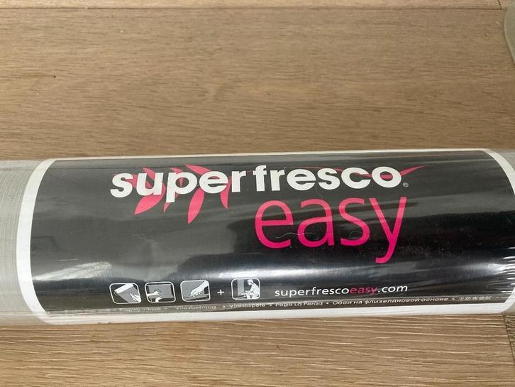 Super fresco Easy vliesbehang, Huis en Inrichting, Stoffering | Behang, Grijs, 50 tot 75 m², Ophalen