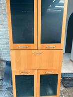 Keukenkast (massief hout), Huis en Inrichting, Kasten | Buffetkasten, Ophalen, Gebruikt, 50 tot 100 cm, Modern