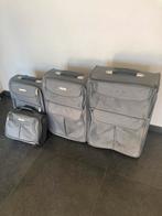 Kofferset, Overige materialen, Gebruikt, 45 tot 55 cm, Uitschuifbare handgreep