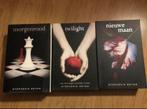 3 boeken twilight,morgenrood , nieuwe maan, Ophalen of Verzenden, Zo goed als nieuw