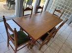 Tafel met 6 stoelen 180x88, Huis en Inrichting, Complete eetkamers, Ophalen, Gebruikt
