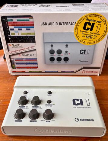 Steinberg C1 audio interface USB, Muziek en Instrumenten, Midi-apparatuur, Ophalen, Gebruikt