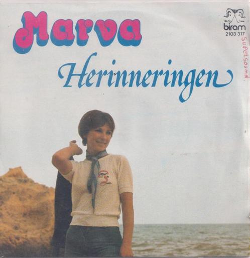 Marva – Herinneringen / Weemoed - Single, Cd's en Dvd's, Vinyl Singles, Gebruikt, Single, Nederlandstalig, 7 inch, Ophalen of Verzenden