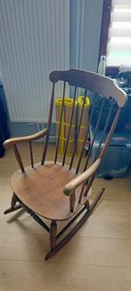Fauteuil à bascule (rocking chair) en bois, Ophalen