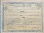 Algemeene Hypotheekvereeniging - antwerpen - 1928 -  500 fr, Ophalen of Verzenden, 1920 tot 1950, Obligatie of Lening