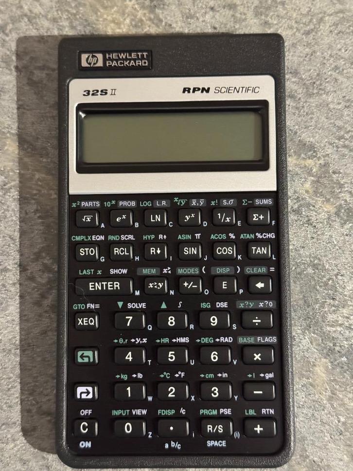 HP 32SII RPN calculator in absoluut perfecte staat., Diversen, Rekenmachines, Zo goed als nieuw, Ophalen of Verzenden