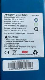 Batterij en controleer voor elektrische step, Fietsen en Brommers, Steps, Ophalen, Zo goed als nieuw