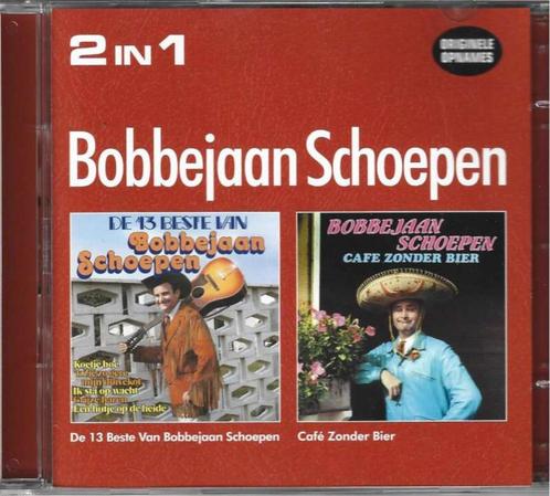 2 CD Bobbejaan Schoepen  – De 13 Beste / Café Zonder Bier, Cd's en Dvd's, Cd's | Nederlandstalig, Zo goed als nieuw, Pop, Ophalen of Verzenden