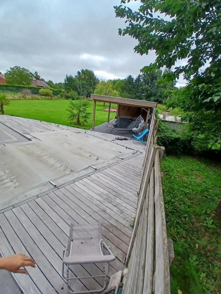 Terrasse en bois IPE BFIX LISSE 29m², Tuin en Terras, Terrasdelen en Vlonders, Gebruikt, Hout, Ophalen