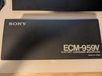 Sony ecm-959v - Electret Condenser Microphone, Muziek en Instrumenten, Ophalen of Verzenden, Zo goed als nieuw, Overige typen