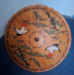 Oude Japanse Wagasa paraplu bamboe/rijstpapier handgeschilde, Ophalen of Verzenden