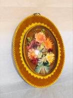 Vintage - Bloemen kader, Antiek en Kunst, Curiosa en Brocante, Ophalen of Verzenden
