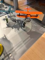 Beelden kuifje 2 vliegtuigen moulinsart, Verzamelen, Ophalen of Verzenden, Nieuw