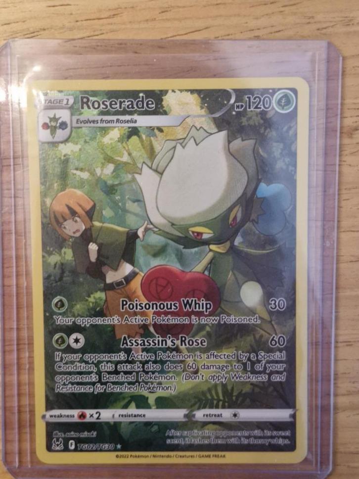 Roserade, Hobby en Vrije tijd, Verzamelkaartspellen | Pokémon, Nieuw, Losse kaart, Verzenden