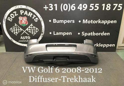 VW Golf 6 Achterbumper met diffuser origineel 2008-2012, Auto-onderdelen, Carrosserie, Bumper, Volkswagen, Achter, Gebruikt, Ophalen of Verzenden