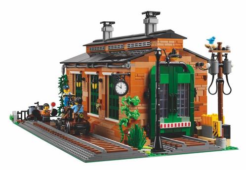 Lego 910033 Old Train Engine Shed bricklink, Hobby & Loisirs créatifs, Modélisme | Autre, Neuf, Enlèvement