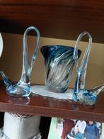 Vaas en 2 zwanen. Vaas 100€ 2 zwanen 30€ St Lambert, Antiek en Kunst, Antiek | Glaswerk en Kristal, Ophalen
