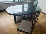 tafel en 4 stoelen, Huis en Inrichting, Tafels | Eettafels, 100 tot 150 cm, 150 tot 200 cm, Gebruikt, Retro