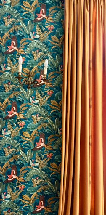 Behangpapier Rasch 6 rollen vogels/planten 34m2 beschikbaar voor biedingen