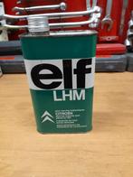 Oude lege oliekan elf lhm Citroen, Verzamelen, Merken en Reclamevoorwerpen, Verzenden, Gebruikt, Overige typen