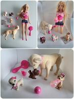 Barbie Mattel - M4215 - Taffy et ses 3 chiots., Kinderen en Baby's, Ophalen of Verzenden, Zo goed als nieuw, Barbie