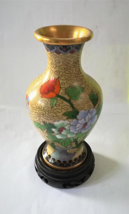 3 cloisonnés de chine, Antiquités & Art, Antiquités | Vases, Enlèvement ou Envoi