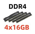 64GB HyperX Fury 16GBx4 2400 MHz (PC4-19200), Computers en Software, RAM geheugen, DDR4, Ophalen of Verzenden, Zo goed als nieuw